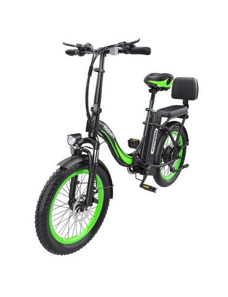 Hidoes C1 Bici Elettrica Pieghevole con Sella Posteriore Motore 750W Batteria 48V 13Ah Pneumatico Grasso 20*3 pollici Qualità Garantita