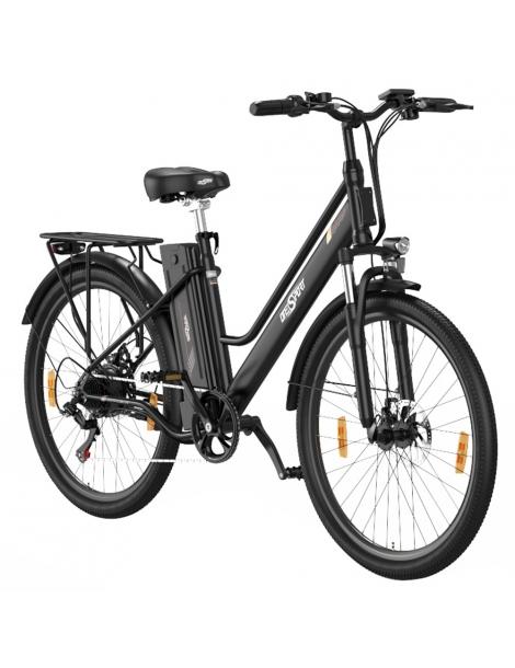 ONESPORT OT18-3 Bicicletta elettrica City pneumatici da 26*2.35 pollici motore da 250W batteria da 36V 14.4Ah - Nero