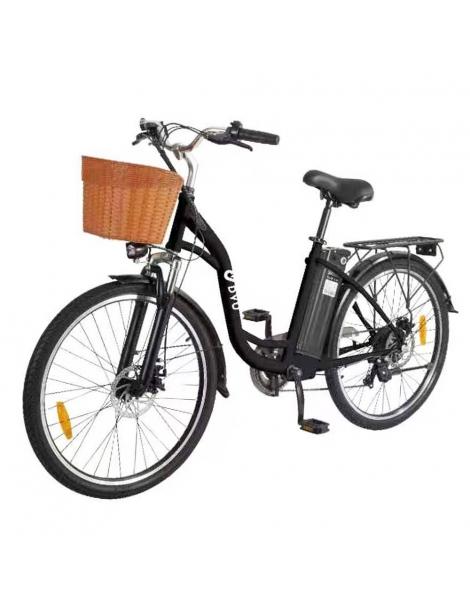 DYU C6 Bicicletta elettrica motore da 350W batteria da 12 5AH - Nero Acquista Ora