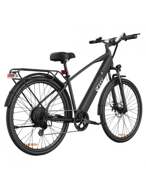 DYU C5 City Electric Bike motore 250W batteria 48V 10AH 27 5 pollici 25km/h 65km freni a doppio disco - nero Consegna Veloce