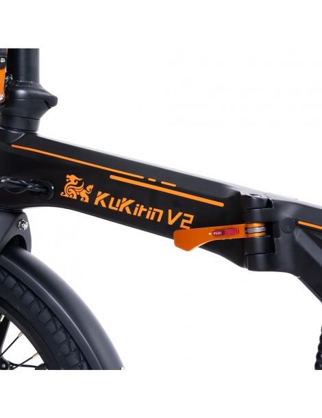 KuKirin V2 Bici Elettrica Pieghevole da Città Pneumatici da 20'' Batteria rimovibile da 36V 7.5Ah Motore da 430W 25km/h Prezzo Ridotto