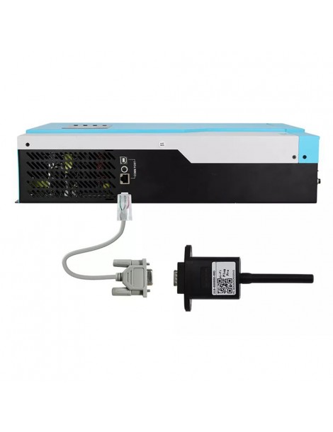 DAXTROMN Inverter Solare Off Grid da 3 5KW Caricatore MPPT da 24V DC 100A Sinusoidale Puro con Ingresso PV 450VDC e WiFi Negozio