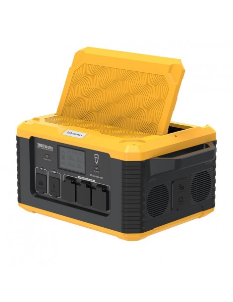 Fjdynamics Powersec MP2000 2264W/2000W Generatore Solare Portatile A Centrale Elettrica Pacco Batterie Rimovibile 12 Uscite Italy