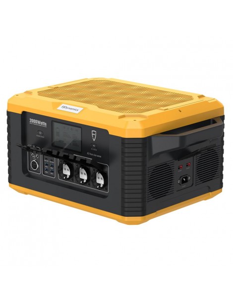 Fjdynamics Powersec MP2000 2264W/2000W Generatore Solare Portatile A Centrale Elettrica Pacco Batterie Rimovibile 12 Uscite Italy
