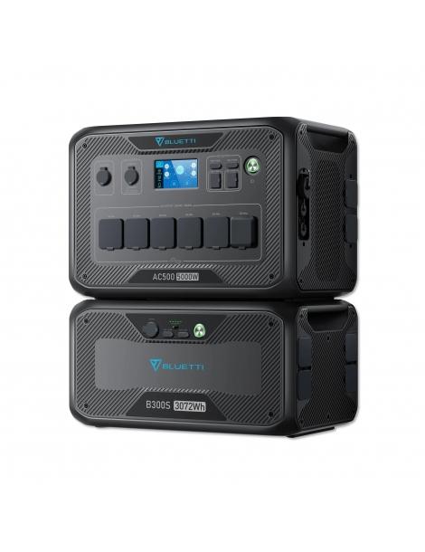 BLUETTI AC500 + B300S Power Station 5000W/3072WH Batteria LiFePO4 per il backup della batteria domestica Sottocosto