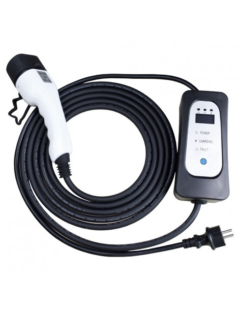 ANDAIIC Modalità 2 8A/10A/13A/16A Current Adjustable 5m Cable Caricabatterie portatile EV-UE Offerte