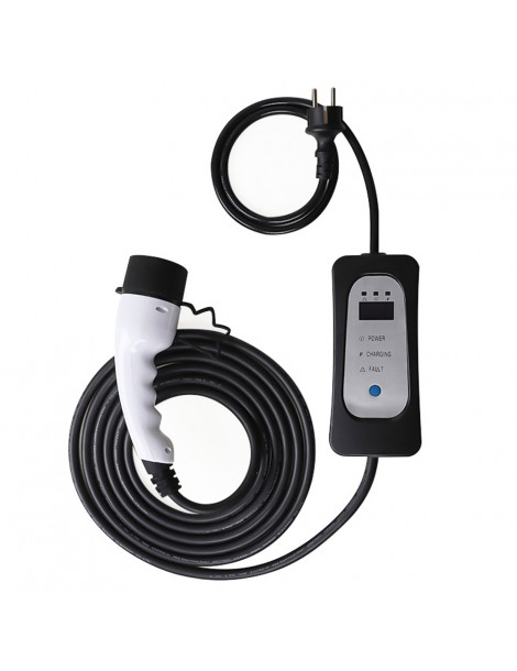 ANDAIIC Modalità 2 8A/10A/13A/16A Current Adjustable 5m Cable Caricabatterie portatile EV-UE Offerte