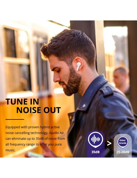 Tronsmart Apollo Air TWS Auricolari Bluetooth - Bianco Consegna Veloce