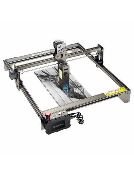Taglierina per Incisione Laser ATOMSTACK S10 Pro 10W Potenza Macchina 50W Messa a Fuoco Fissa Spot Compresso 0 08x0 06mm Presa