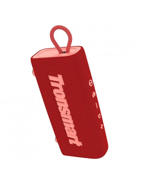 Tronsmart Trip 10W Altoparlante Bluetooth 5.3 portatile con elegante impugnatura in tessuto Batteria 2000mAh - Rosso In Vendita