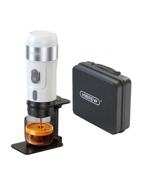 HiBREW H4A 80W Macchina da caffè portatile per auto con supporto - Bianco