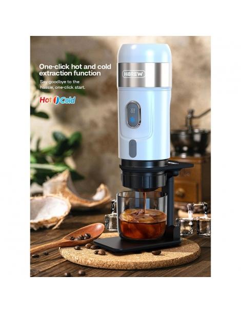 HiBREW H4A 80W Macchina da caffè portatile per auto con supporto - Bianco Super sconto