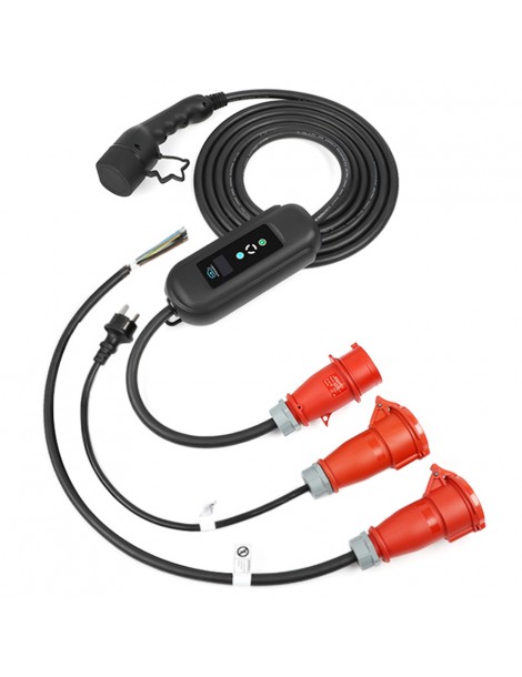 ANDAIIC Caricabatterie EV Caricabatterie portatile per auto elettriche di tipo 2 5m Cavo