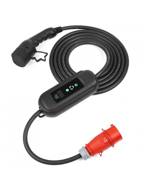 ANDAIIC Caricabatterie EV Caricabatterie portatile per auto elettriche di tipo 2 5m Cavo Officina