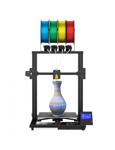 Zonestar Z8PM4 Pro Stampante 3D 4 Titan Extruders miscelazione colore 4 in1 out livellamento automatico 300 * 300 * 400 mm Italy
