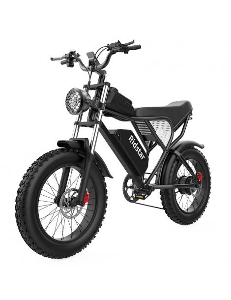 Ridstar Q20 Electric Bike 1000W Brushless Motor 20*4 Inch Fat Tires 48V 20Ah Removable Battery 30mph Max Speed Qualità Garantita