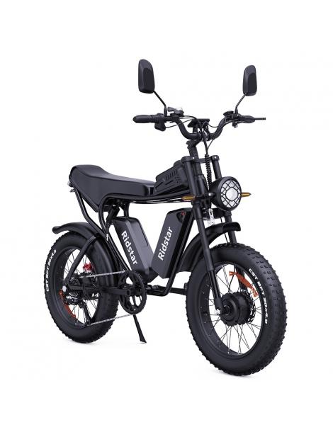 Ridstar Q20 Pro Off-road bicicletta elettrica doppia 1000W motore 52V 20AH doppia batteria