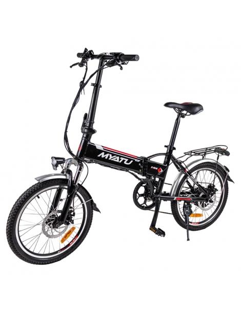 Myatu MYT-20 Bici Elettrica Pieghevole Motore 250W Batteria 36V 10.4Ah Pneumatico 20 pollici - Nero Shopping Online