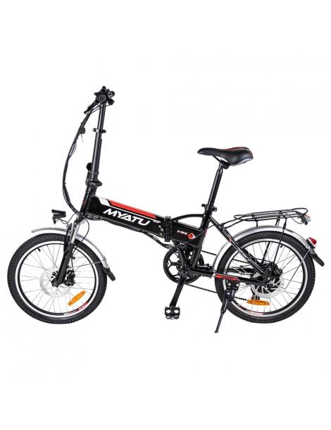 Myatu MYT-20 Bici Elettrica Pieghevole Motore 250W Batteria 36V 10.4Ah Pneumatico 20 pollici - Nero Shopping Online