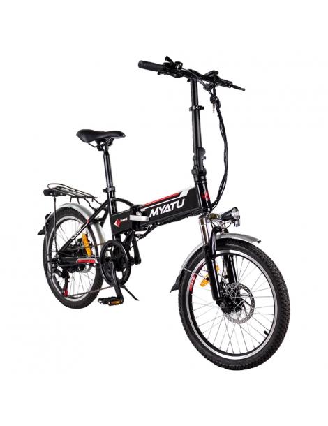Myatu MYT-20 Bici Elettrica Pieghevole Motore 250W Batteria 36V 10.4Ah Pneumatico 20 pollici - Nero Shopping Online