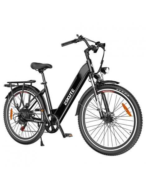 ESKUTE ES-28-LJ Bicicletta elettrica motore 250W batteria 36V 20Ah pneumatici 28*1 75' - Nero Prezzo Ridotto