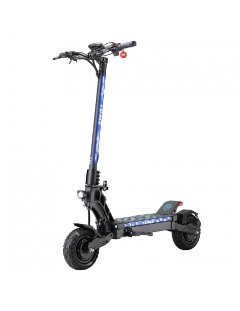 YUME HAWK Scooter elettrico pieghevole 10x3.15" pneumatici tubeless per tutti i terreni motore 1200W*2 batteria 60V 22.5Ah Convenienza