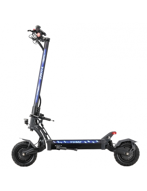 YUME HAWK Scooter elettrico pieghevole 10x3.15" pneumatici tubeless per tutti i terreni motore 1200W*2 batteria 60V 22.5Ah Convenienza