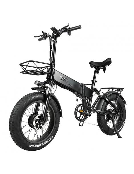 CMACEWHEEL RX20 MAX Bicicletta elettrica doppio motore 750W velocità massima 45km/h pneumatici CST 20*4.0'' batteria 17Ah