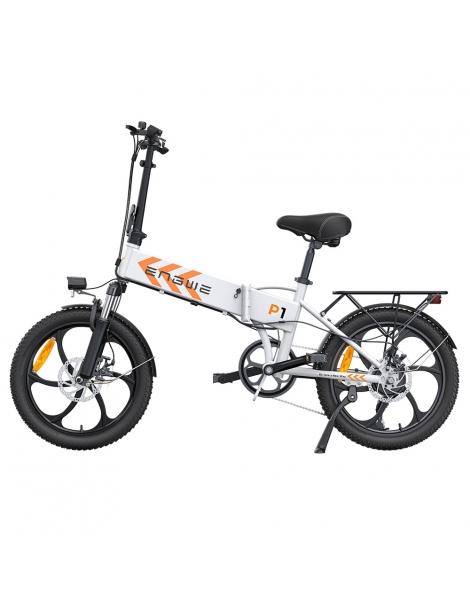 ENGWE P1 Bicicletta elettrica pieghevole pneumatico 20*3 pollici motore 250W batteria 36V 13Ah - Bianco Sconto