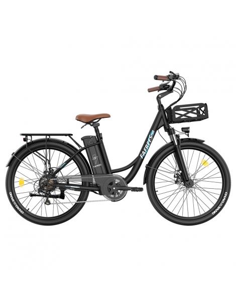 Fafrees F26 Lasting Bicicletta elettrica motore da 250W batteria da 36V 20.3Ah pneumatici da 26*1.95'' - Nero