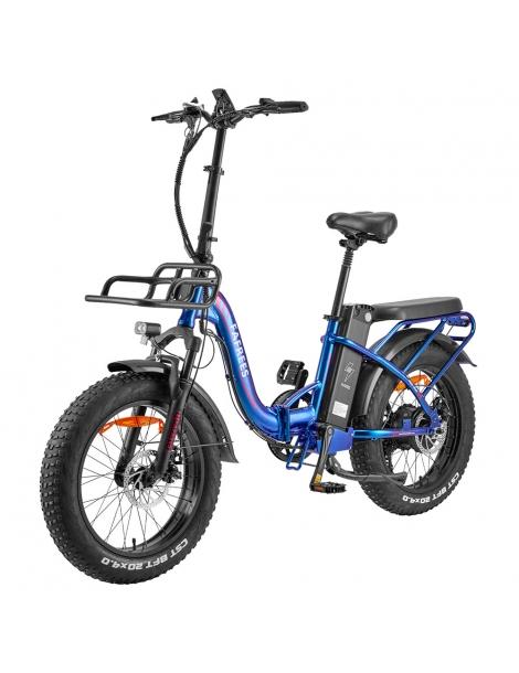 Fafrees F20 Max Flodable Electric Bike 20*4.0 pollici Fat Tire 500W Brushless Motor 48V 22.5Ah Battery - Aurora Blue In Vendita