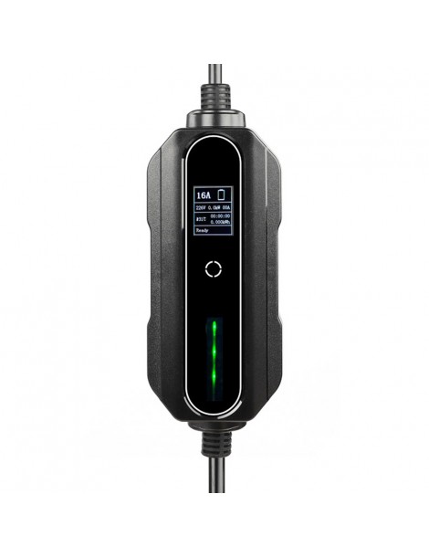 ANDAIIC Caricatore EV Caricatore portatile per auto elettriche Tipo 2 IEC62196 Modalità 2 10/16/20/24/32A Corrente - UE Nuova