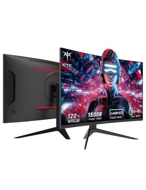 KTC H27S17 Monitor da gioco 27 pollici 2560x1440 QHD 180Hz HVA Curvo 1500R 1ms Tempo di risposta Standard di montaggio Vesa Prezzo di fabbrica