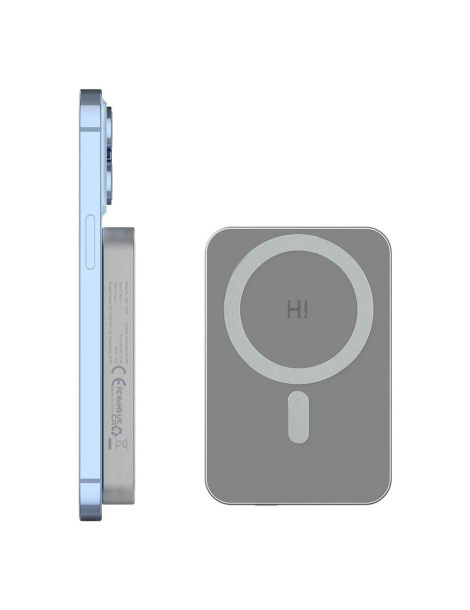 HINOVO MB1-10000 10000mAh Power Bank Wireless Magnetico in Metallo Batteria Mag-Safe per iPhone 14/13/12 Grande vendita