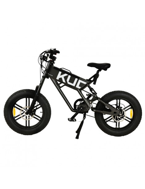 KUGOO T01 20*4.0 Pollici Pneumatici Bicicletta elettrica Motore 48V 500W Batteria 13Ah Velocità Massima 38km/h - Nero