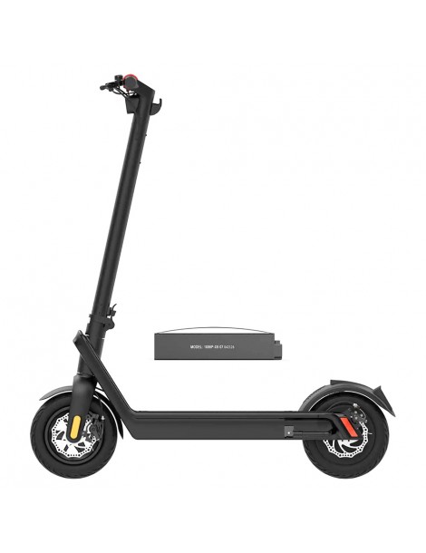 AOVO X9 Plus 10'' Pneumatico Antideflagrante Scooter Elettrico Pieghevole 36V Motore Nominale 500W Batteria 36V 15.6Ah - Nero Offerta Giorno del Papà