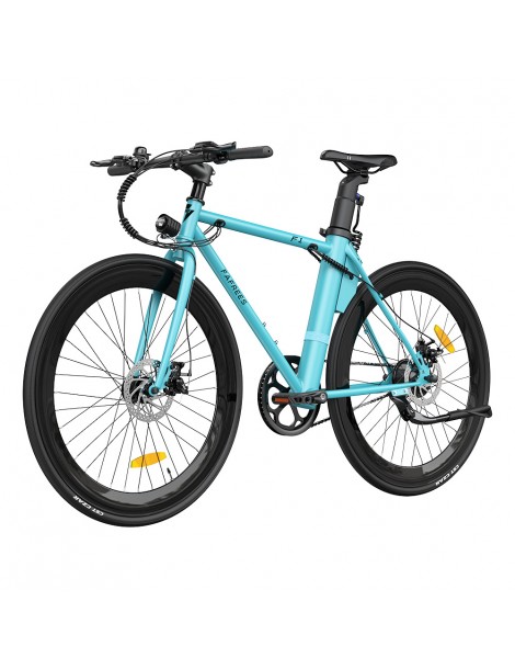 FAFREES F1 700C*28C Pneumatici da Strada Bici Elettrica - 250W Motore Brushless & Batteria 36V 8.7Ah - Blu Smaltimento dello stoccaggio