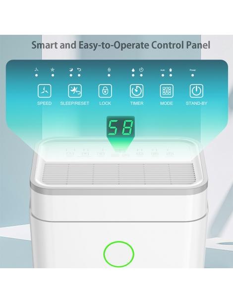 LUKO OL20-D030A Deumidificatore portatile per la casa capacità di deumidificazione di 20L Offerte stagionali