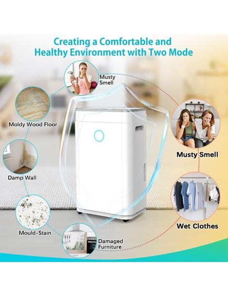 LUKO OL20-D030A Deumidificatore portatile per la casa capacità di deumidificazione di 20L Offerte stagionali