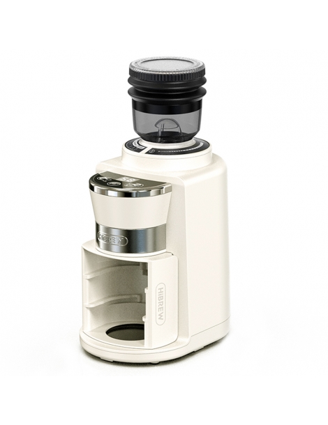 HiBREW G3A Macinacaffè bava conica da 40 mm soffiatore d'aria scala a 31 rapporti funzione di memoria e antistatica - Beige