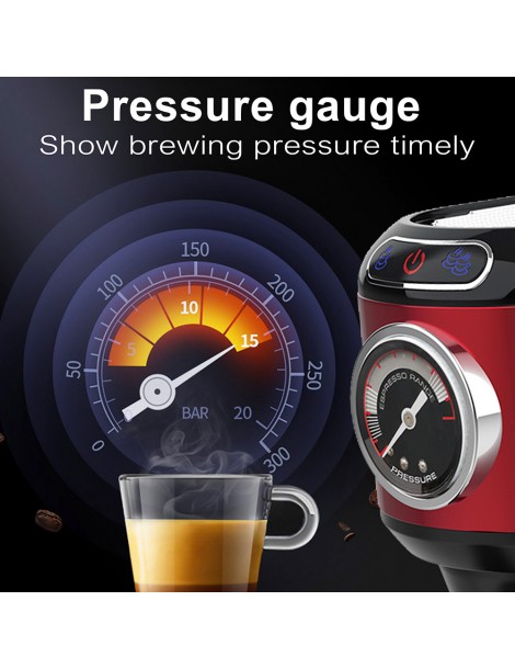 Sonifer SF3558 1450W Caffettiera elettrica per caffè espresso pompa a 15 bar cappuccinatore con schiuma di latte Limitato a 3 giorni