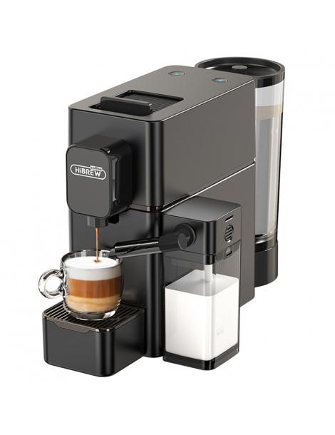 HiBREW H15 Nes Macchina da caffè a capsule estrazione ad alta pressione 20 bar serbatoio del latte rimovibile - Nero