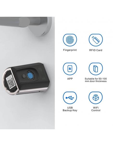 WELOCK TouchEBL41 Blocco porta intelligente con impronte digitali In vendita