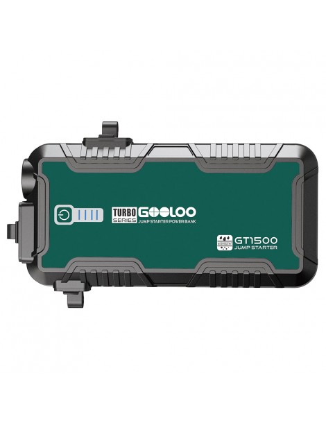 GOOLOO GT1500 avviatore di emergenza avviamento auto con picco di 1500A alimentatore portatile impermeabile da 12 V Italy
