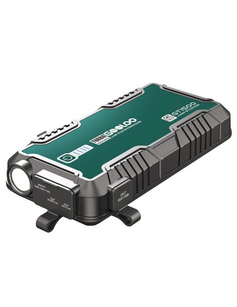 GOOLOO GT1500 avviatore di emergenza avviamento auto con picco di 1500A alimentatore portatile impermeabile da 12 V Italy
