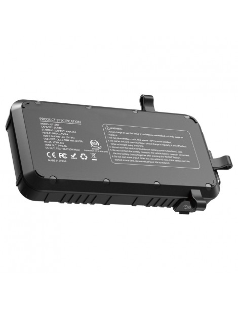 GOOLOO GT1500 avviatore di emergenza avviamento auto con picco di 1500A alimentatore portatile impermeabile da 12 V Italy