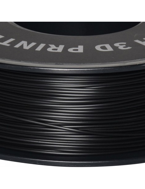 Filamento PETG Geeetech per stampante 3D tolleranza 1 75 mm /- 0 03 mm Bobina da 1 kg (2 2 libbre) - Nero Soddisfazione Garantita