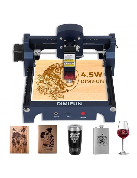 DIMIFUN D9 A45 Macchina portatile per incisione laser da 4 5 W protezione degli occhi velocità di 10000 mm/min