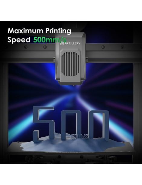 Artillery Sidewinder X4 Pro Stampante 3D 240*240*260 mm velocità di stampa 500 mm/s guida lineare asse X Y - Nero Prezzo Ridotto