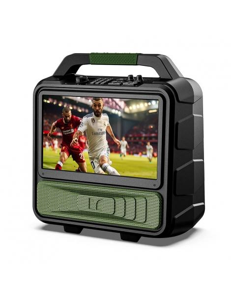 Monster VMay TV Portatile Relatore del partito da Esterno con Antenna TV Tuner Schermo 15.6' 1080P Audio 60W Online